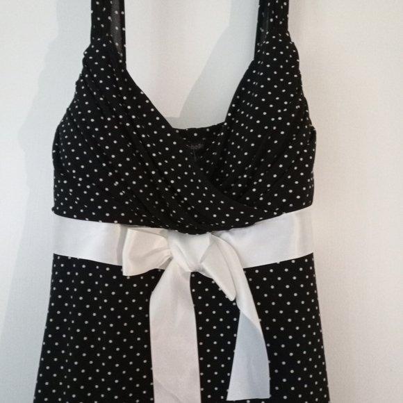 black white sundress